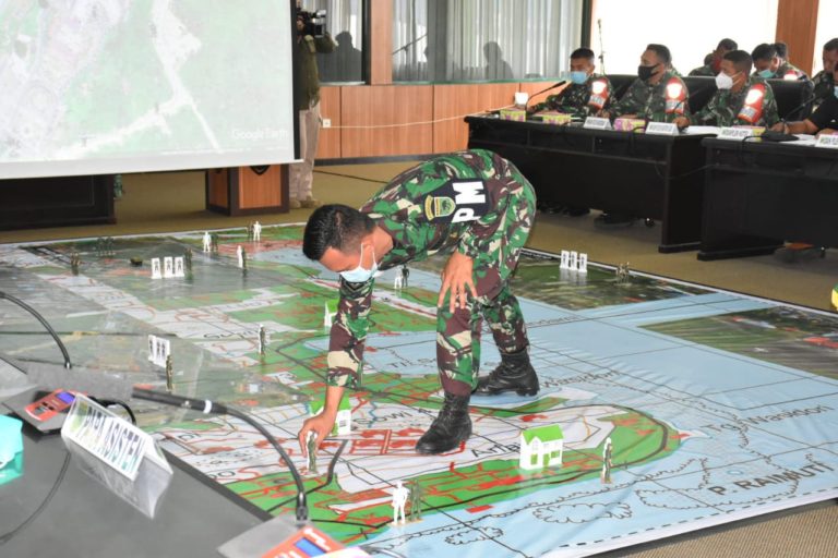Kodam Kasuari Gelar TFG Latihan Pengamanan VVIP