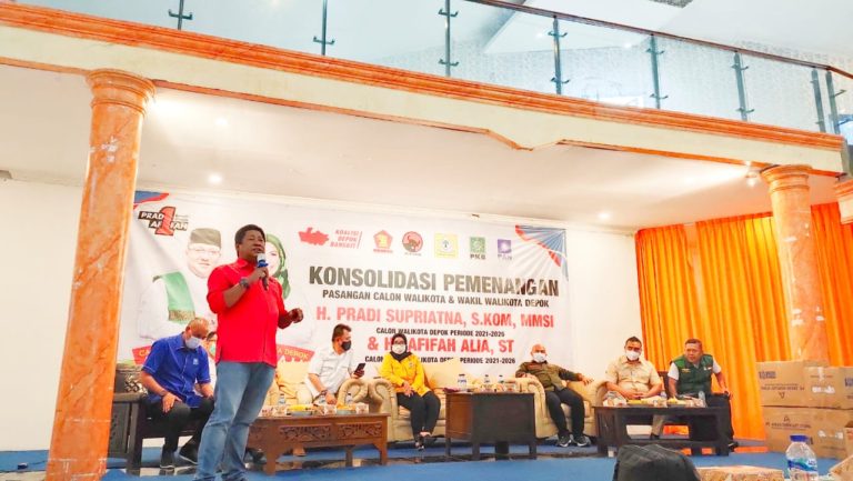 Kompak, Delapan Anggota DPRD Jabar Dapil Depok Siap Menangkan Pradi-Afifah