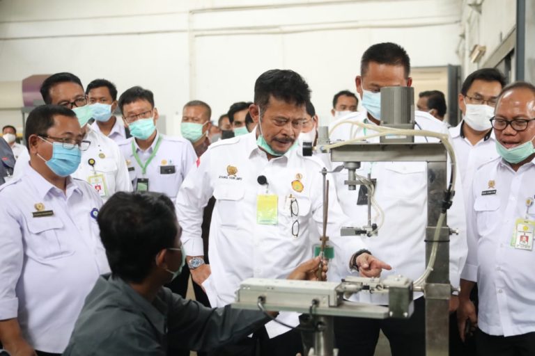 Mentan Syahrul Dorong Mekanisasi Mesin Pertanian