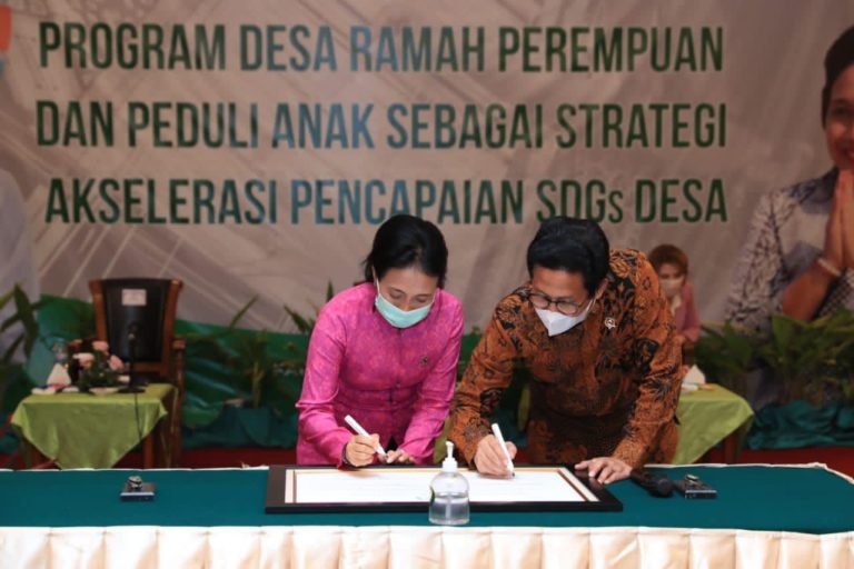 Kemendes dan KemenPPPA bangun Sinergi wujudkan Desa Ramah Perempuan