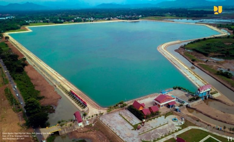 Kementerian PUPR Tuntaskan Pembangunan Kolam Regulasi Nipa-Nipa Kota Makassar