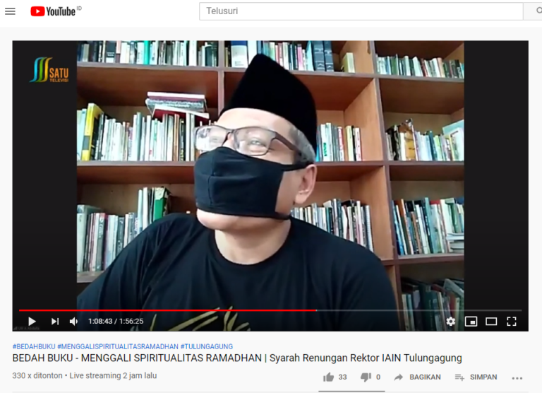 Diskusi Buku Renungan Rektor IAIN Tulungagung, Begini Kata Ulil Abshar Abdalla
