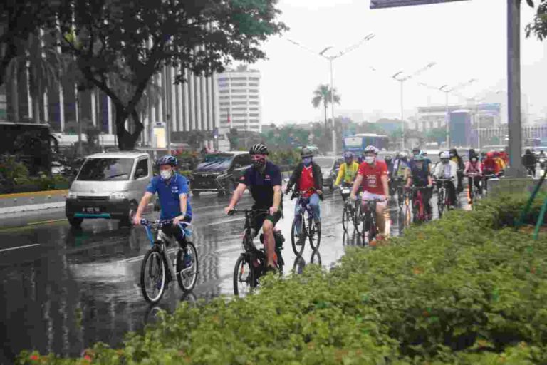 Usai Gowes, Anies Janji Perbanyak Infrastruktur Kendaraan Ramah Lingkungan