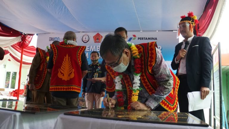 Jelang HUT ke-63 Sekaligus Peringati Hari Pahlawan, Pertamina Resmikan Tiga BBM Satu Harga