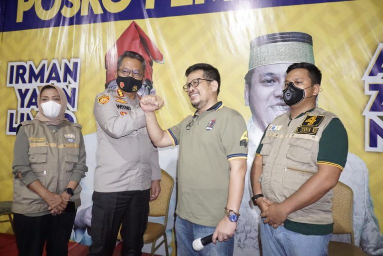 Terima Kunjungan Kapolrestabes Makassar, Irman-Zunnun Nyatakan Komitmen Wujudkan Pilkada Damai