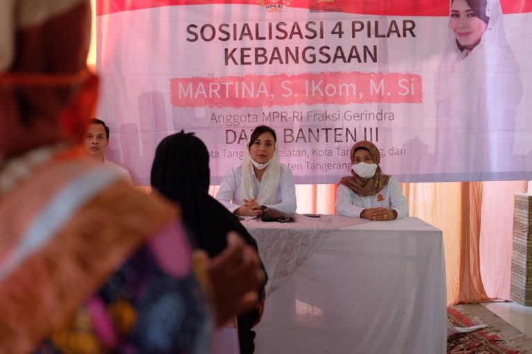 Martina S.Kom Gelar Sosialisasi 4 Pilar di Pinang Tangerang