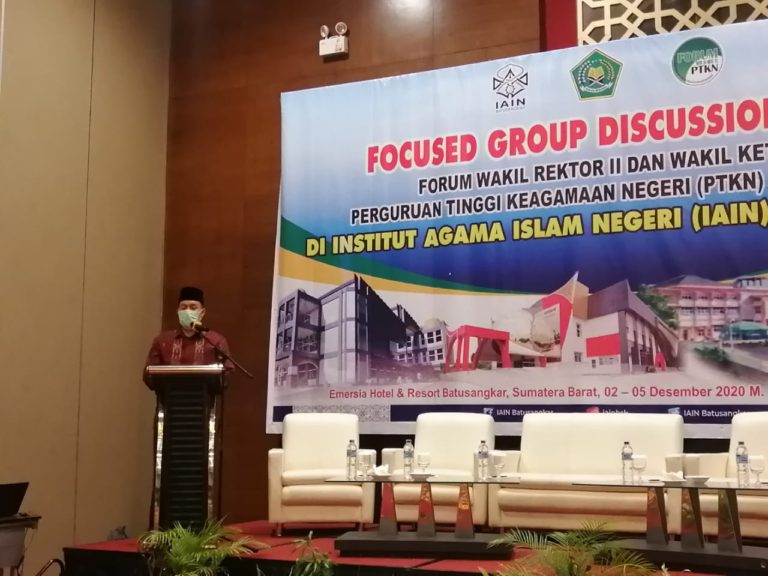 Sekjen Kemenag paparkan Pagu Alokasi Anggaran 2021 Dihadapan Pimpinan PTKIN se-Indonesia