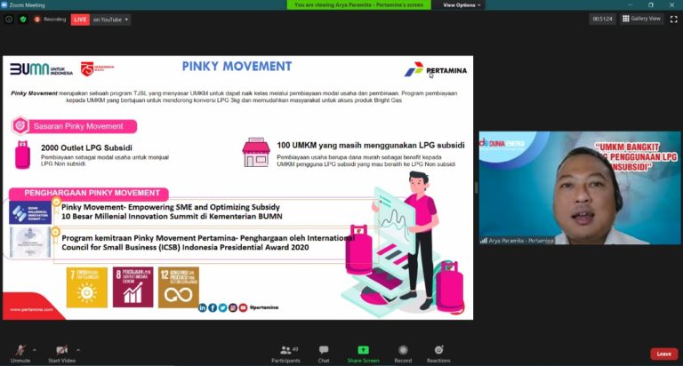 Pinky Movement: Pertamina Salurkan Rp 44,4 Miliar untuk Ratusan UMKM dan Outlet LPG