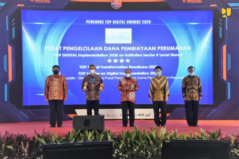 Kementerian PUPR Raih 3 Penghargaan dalam Top Digital Awards 2020