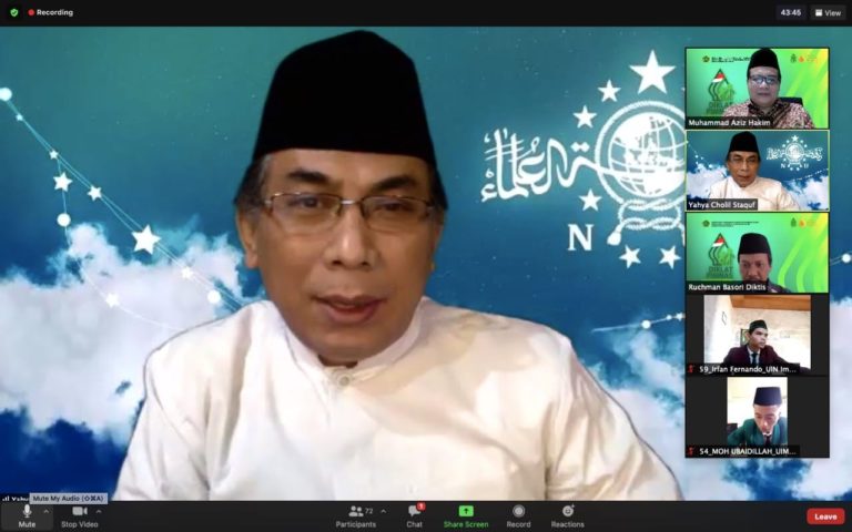 Katib ‘Aam PBNU Bekali Mahasiswa PTKI Genealogi Ekstremisme Radikalisme
