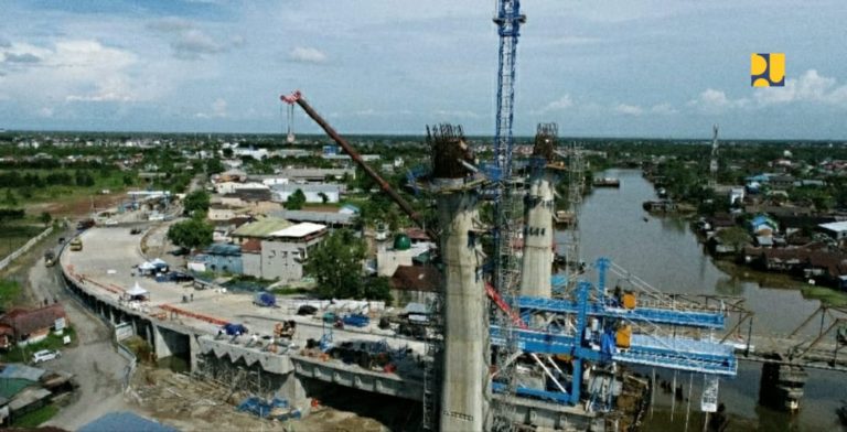 Kementerian PUPR: Jembatan Sei Alalak Rampung 2021
