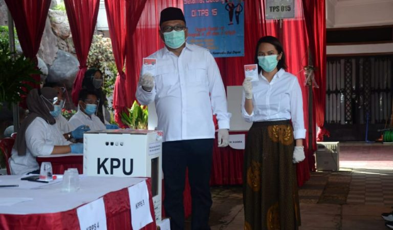 Sebelum ke TPS, Pradi Supriatna Didoakan Komunitas Hafiz NU Depok