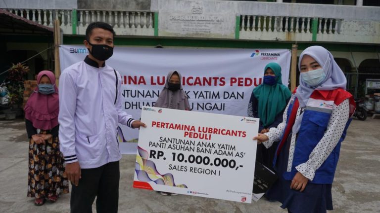PT Pertamina Lubricants Berbagi Sesama Menjelang Akhir Tahun 2020