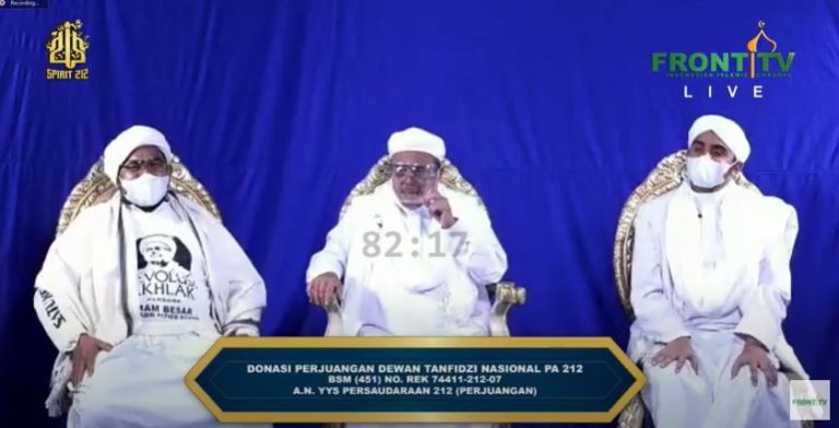 Hadiri Dialog 212, Habib Rizieq Kembali Serukan Revolusi Akhlak