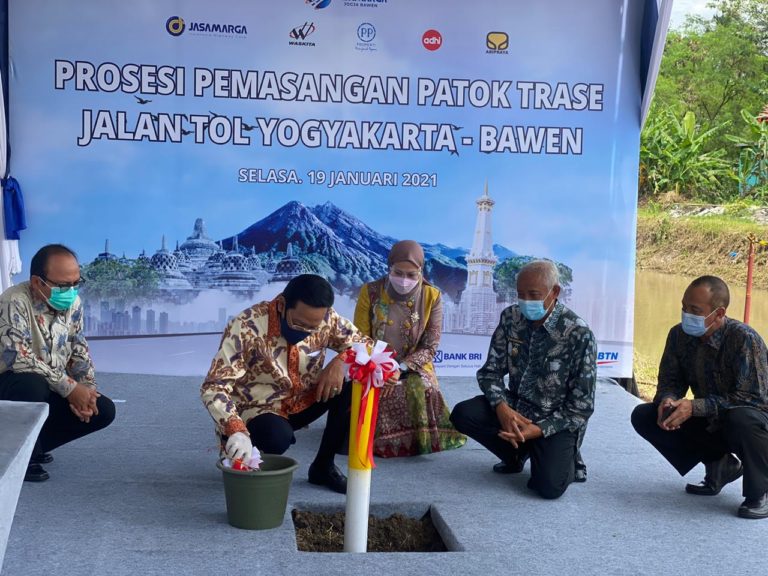 Jasa Marga Mulai Pasang Patok Trase Tol Yogyakarta-Bawen