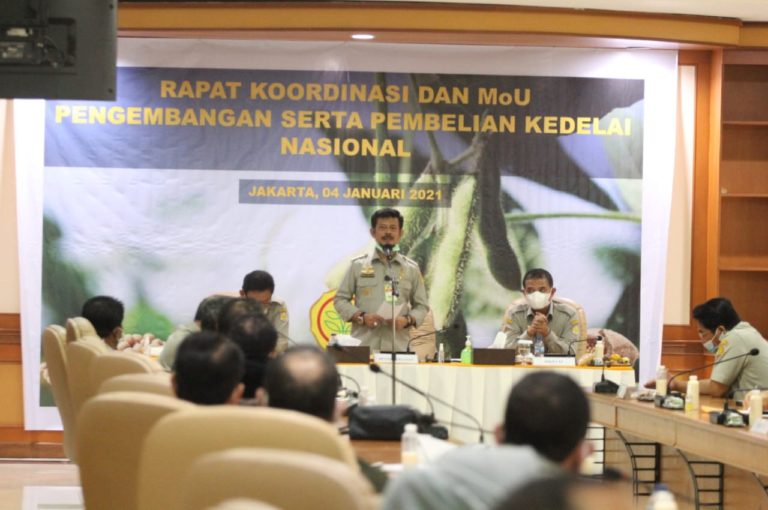 Kementan Segera Tingkatkan Produksi Kedelai Lokal