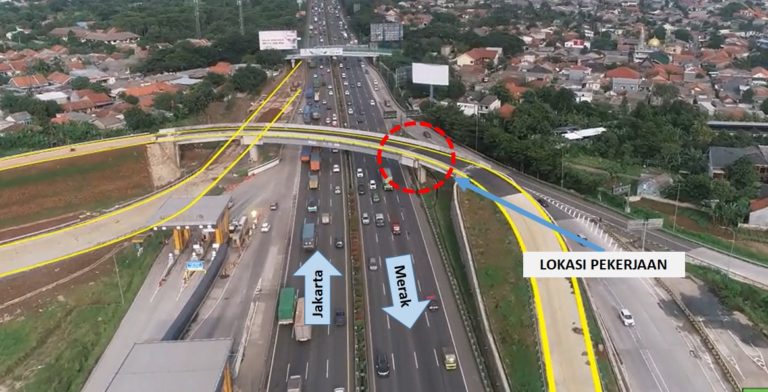 Awas! Ada Pembongkaran Pedestal Proyek Tol Kunciran-Cengkareng