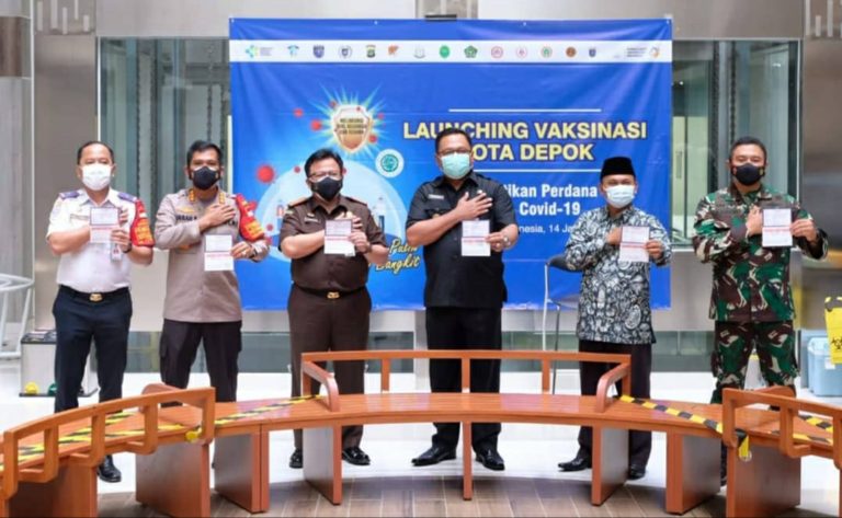 10 Pejabat Depok kembali Divaksin Covid-19 Besok