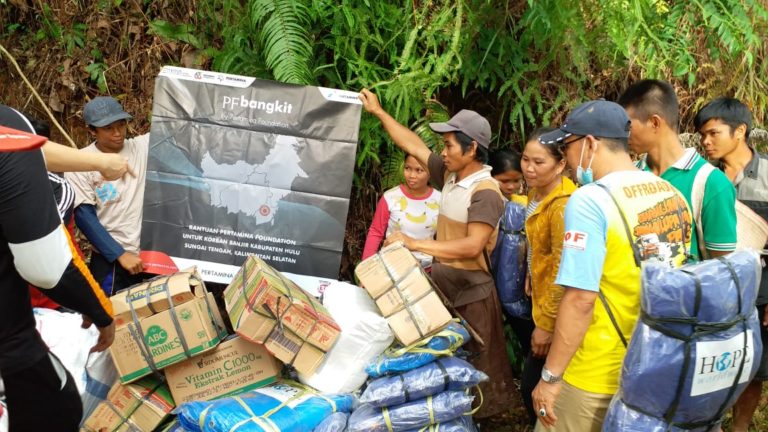 Pertamina Foundation bersama HOPE Worldwide Indonesia lakukan Ekspedisi Meratus untuk Korban Banjir Kalsel