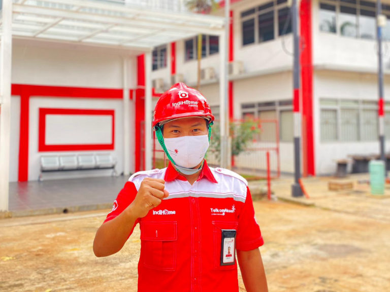 Apresiasi Kiprah Teknisi IndiHome dalam Berikan Layanan Terbaik di Zona Merah Covid-19