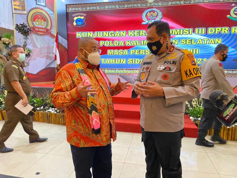 Kunker ke Kalsel, Komisi III DPR Soroti Banjir Hingga Narkoba
