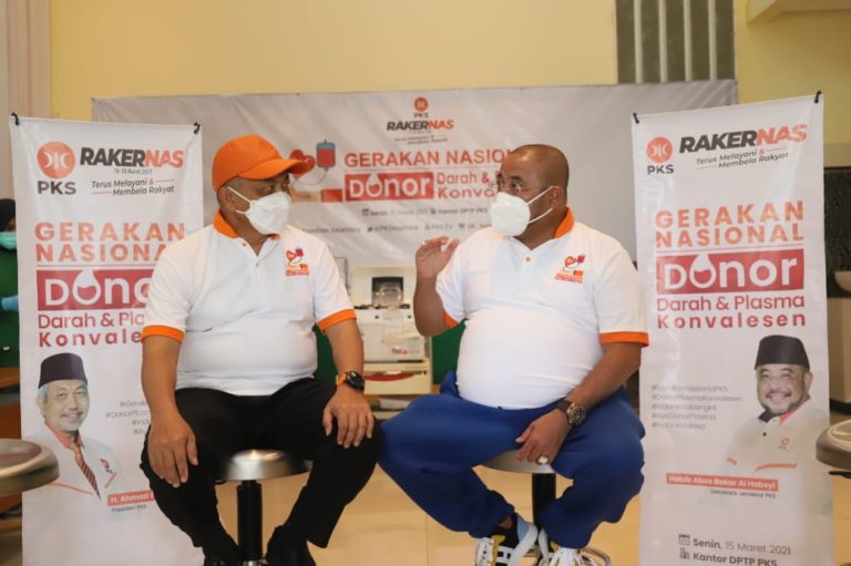 Jalankan Instruksi Presiden, PKS Gelar Donor Darah dan Plasma Konvalesen