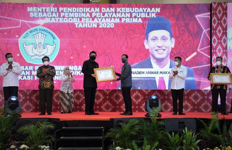 Kemendikbud Raih Dua Penghargaan Penyelenggaraan Pelayanan Publik Tahun 2020