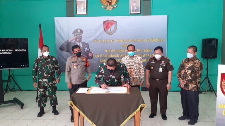 Kodim Depok Siap Wujudkan Wilayah Bebas Korupsi