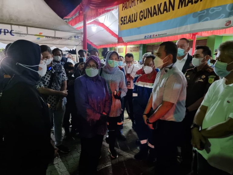 Mensos Apresiasi Kepedulian Pertamina Bagi Warga Terdampak Balongan