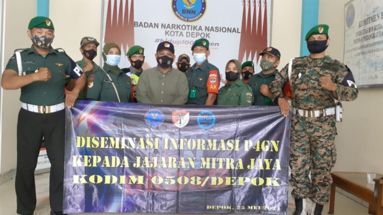 Dukung BNN, Mitra Kodim Depok Siap Perangi Narkoba