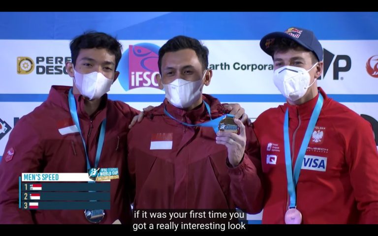 Keren! Atlet Indonesia kembali Pecahkan Rekor di Piala Dunia Panjat Tebing