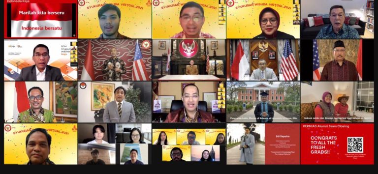 KBRI Washington DC Gelar Syukuran Wisuda Tahun 2021