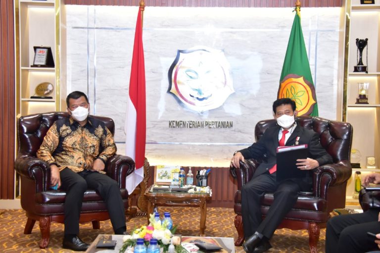 Temui Mentan SYL, Bupati Bulukumba Bahas Program Peningkatan Produksi Hingga Ekspor