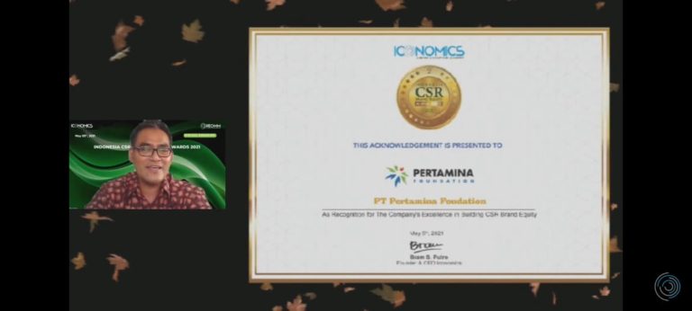 Program PFseries Bawa Pertamina Foundation Raih CSR Brand Equity Awards 2021
