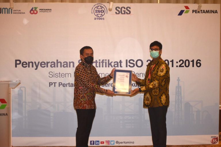 Terima Sertifikasi ISO 37001:2016, Pertamina Terapkan Manajemen Anti Penyuapan di Seluruh Operasional Perusahaan