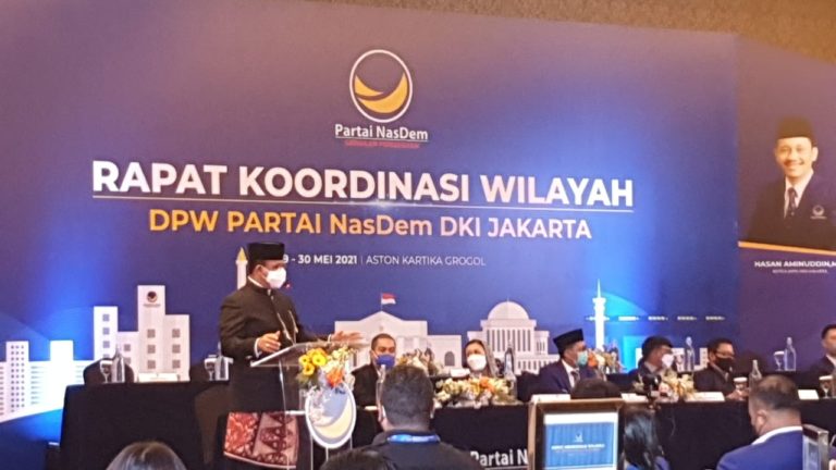 Hadiri Rakorwil, Anies Sebut NasDem Sudah Siap Hadapi Pemilu 2024