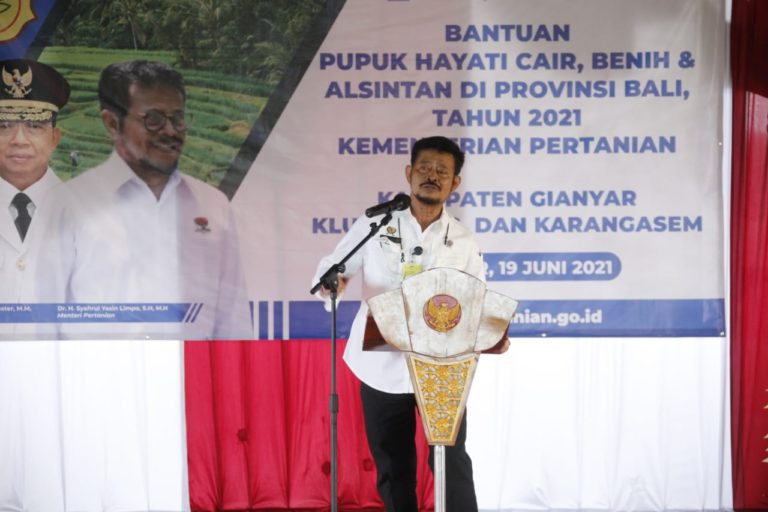 Mentan Syahrul Sebut Provinsi Bali Jadi Simbol Pertanian Maju