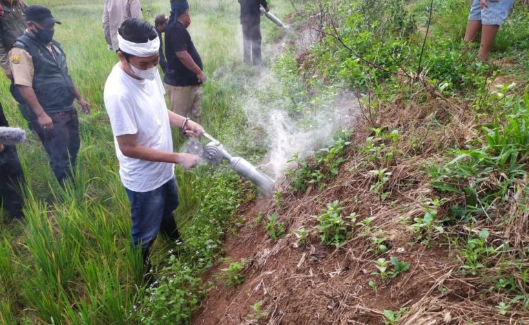 Respon Cepat, Kementan Kawal Petani Purwakarta Kendalikan Tikus
