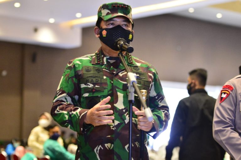 Gencar Lakukan Vaksinasi, Panglima TNI: Target Lebih dari 1 Juta Perhari