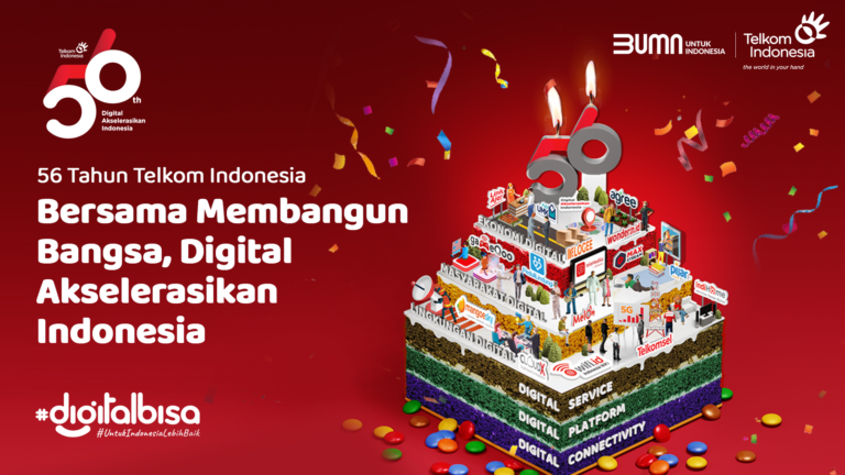 56 Tahun Telkom Komitmen Wujudkan Kedaulatan Digital Indonesia