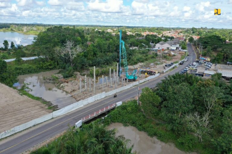 Kementerian PUPR Bangun Jembatan Nibung di Bangka Tengah