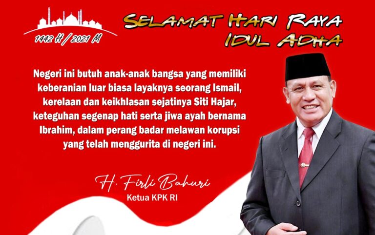 Ketua KPK: Keteladanan Keluarga Nabi Ibrahim adalah Solusi Pemberantasan Korupsi
