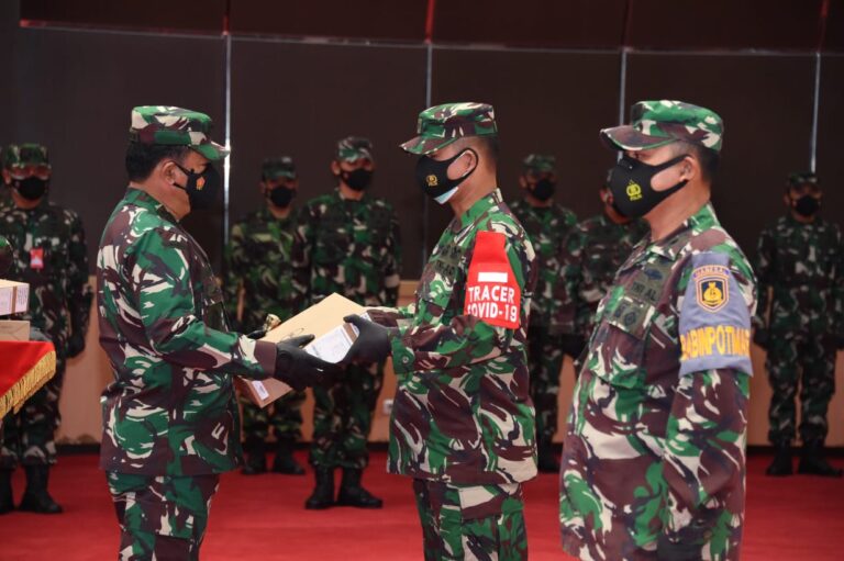 Tekan Kasus Covid-19, TNI Gunakan Tracer Digital dan Lapangan