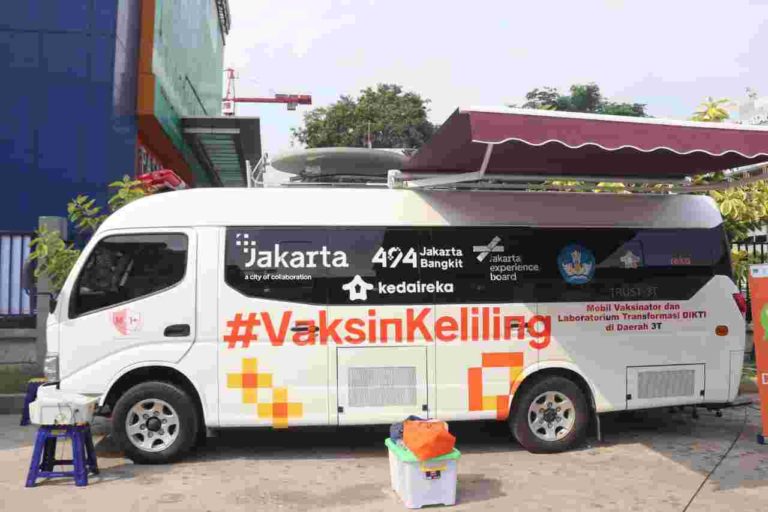 Penuhi Target 8,8 Juta Warga, Pemprov DKI Uji Coba Vaksin Keliling