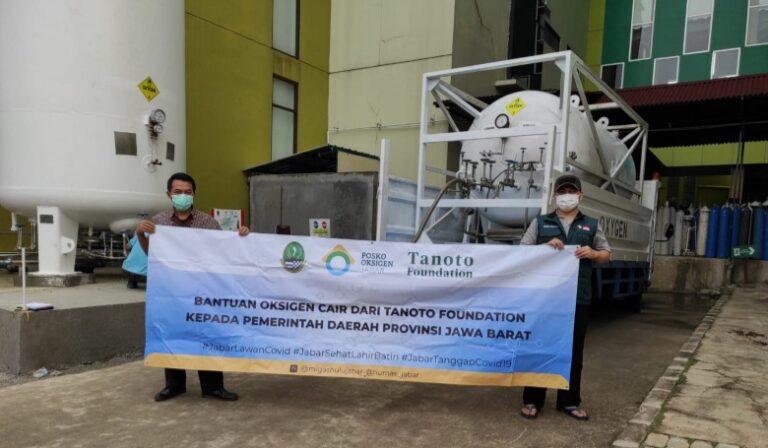 RSUD Depok Terima Bantuan Oksigen Cair Seberat 4,1 Ton