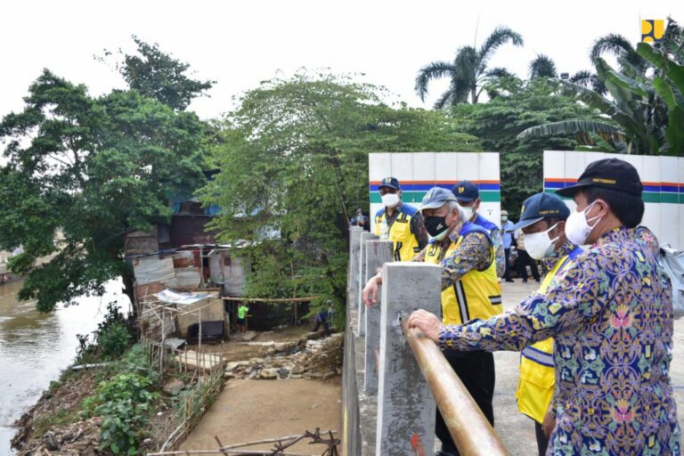 Kementerian PUPR Lanjutkan Pembangunan Sodetan Sungai Ciliwung ke Kanal