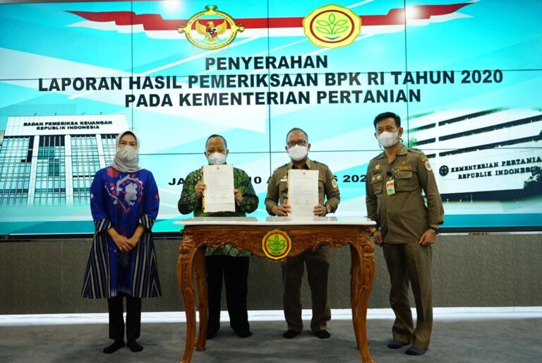 Mentan: Predikat WTP dari BPK Kado Terindah Hari Kemerdekaan RI