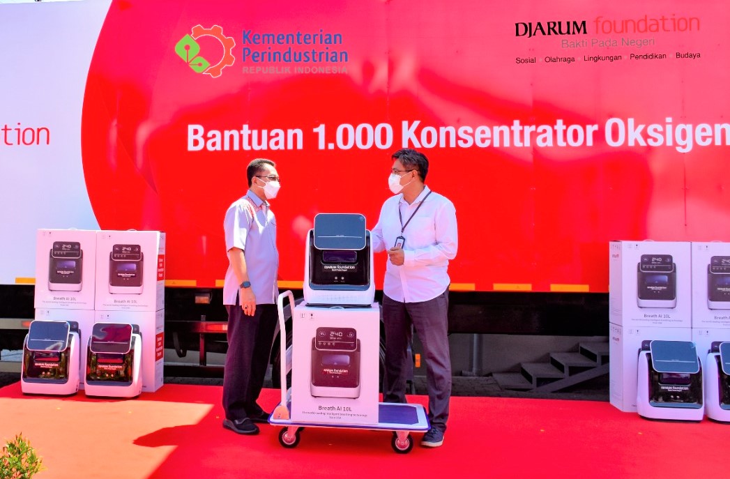 Kemenperin Apresiasi Industri Serahkan 1.000 Konsentrator Oksigen