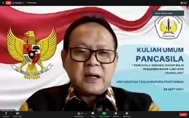 Prof Rokhmin: Nilai-Nilai Pancasila Harus jadi Dasar Pengembangan Kapasitas IPTEK