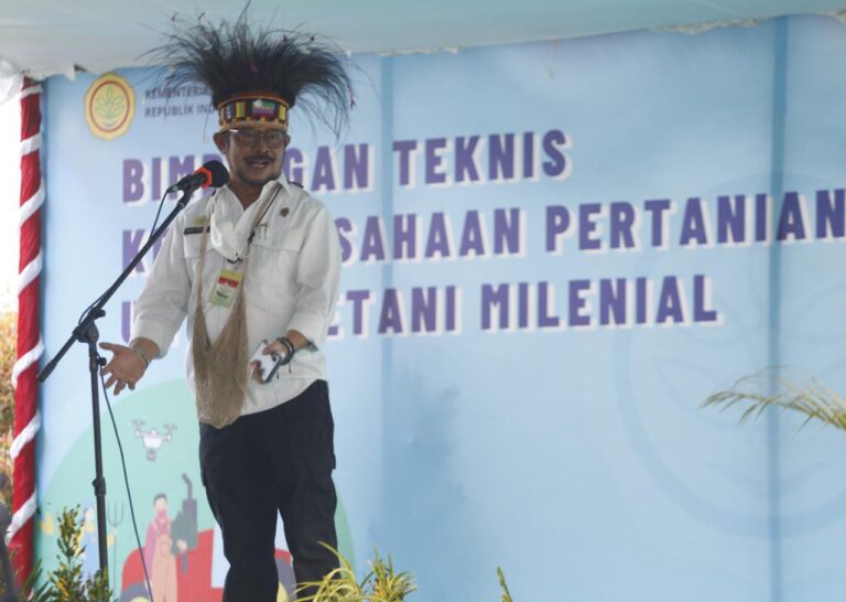 Dari Papua, Mentan Syahrul Cetak SDM Pertanian Muda